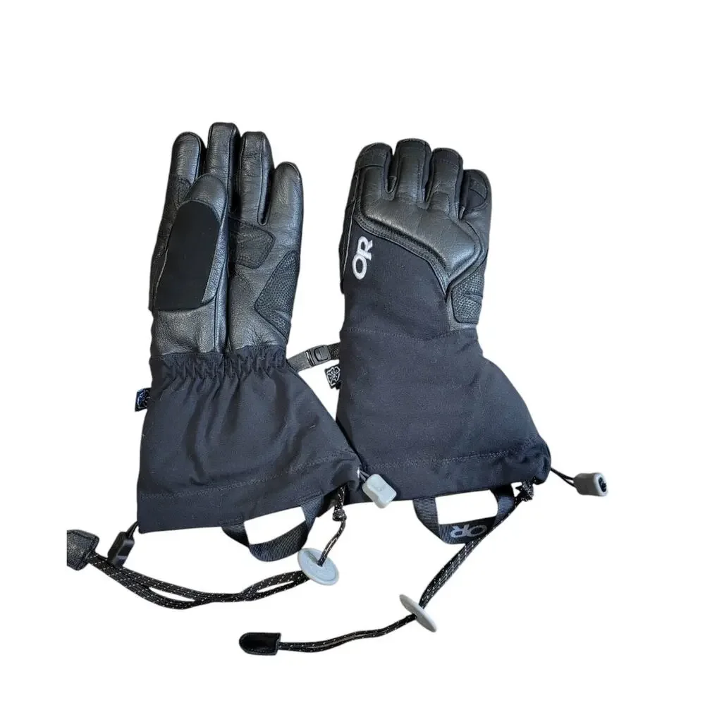 Outdoor Research 3-1 Snow Ski Winter Warm Black Women's Lined Gloves Size S